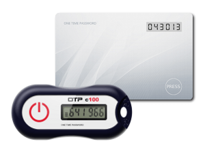OATH TOTP and HOTP one-time password authentication tokens in keyfob and display card form factors