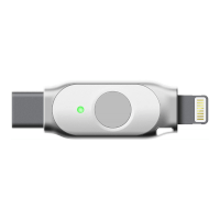 Feitian iePass FIDO Security Key K44 with Lightning and USB-C